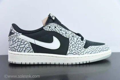 Air Jordan 1 Low OG Black Cement CZ0790 001 Black Tech Grey SoleSnk